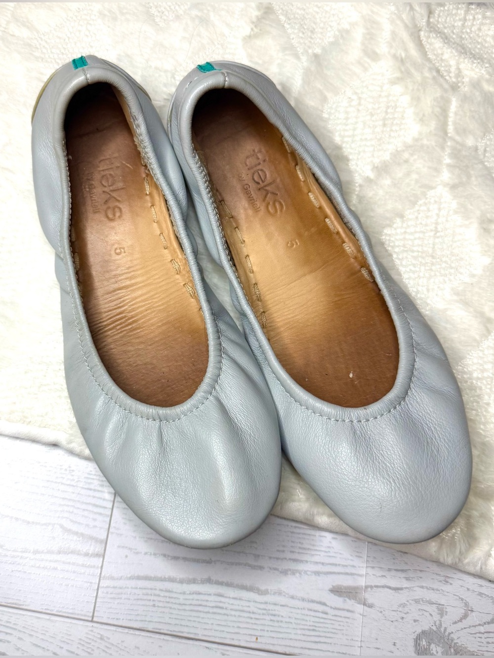 TIEKS Slip on Ballet Scrunch Flats size 5 women’s